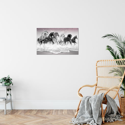 Wandbilder Wohnzimmer XXL Pferde Moderne Bilder Tiere